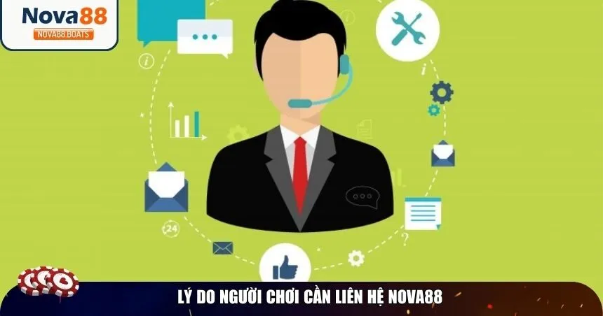 Lý do người chơi cần liên hệ Nova88